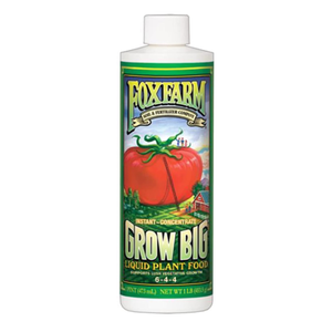 Grow Big Liquid Concentrate Plant Fertilizer 16 oz FoxFarm