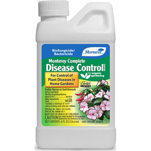 Monterey Complete Disease Control Biofungicide/Bactericid for Organic Gardening  8oz