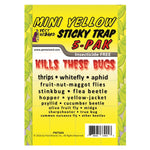 Mini Yellow Sticky Traps 5 pack
