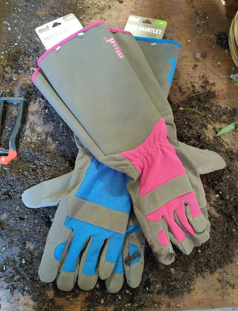 mud gardening gloves Mud Tough Mud Extended Sleeve Gauntlets – Westbrae Nursery