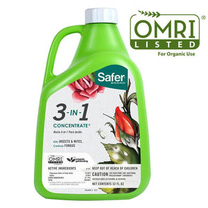 Safer Insecticidal Soap Concentrate 3 in 1